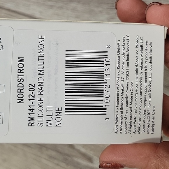 Rebecca Minkoff 20mm Silicone Watch Strap - Picture 2 of 3